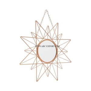 Miroir mural vintage pour salle de bain, qualité supérieure, forme carrée, fleur, luxe, nouveau look, décoration murale au meilleur prix - Product Image 4