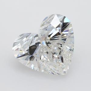 IGI Heart Cut Lab Diamond White 4,07 CT Loose Calibrated F color VS1 clarity Lab creó diamantes para regalos de joyería para ella - Product Image 1
