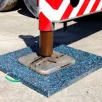 Plaque de stabilisation pour grue 500x500mm, support de stabilisateur d'excavatrice, charge lourde, antidérapante, en UHMWPE
