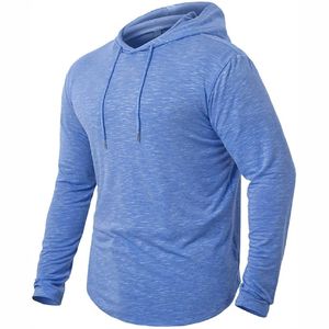 Nouveau 2025 qualité supérieure qualité hommes sweats à capuche goutte épaule léger épais coton polaire sport sweats à capuche - Product Image 3