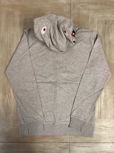 Sweat à capuche zippé d'hiver avec logo personnalisé, impression numérique, tissu polaire et poches fonctionnelles - Homme 100% coton - Product Image 3