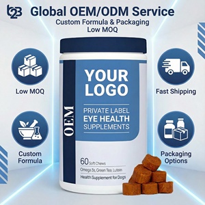 Friandises molles pour la santé des yeux des chiens - Supplément anti-taches de larmes - Soutien naturel de la vision avec myrtille et oméga-3 pour chiens - Product Image 4