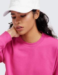 เสื้อฮู้ดแขนยาวสำหรับผู้หญิงเสื้อฮู้ดพิมพ์โลโก้ - Product Image 6