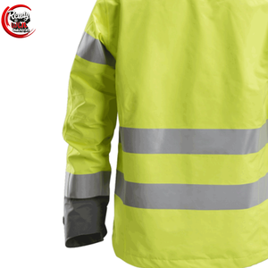 เสื้อสเวตเชิ้ตมีฮู้ดสำหรับผู้ชายสะท้อนแสงเพื่อความปลอดภัยทำให้เครื่องแบบชุดทำงานอุ่นขึ้นในการจราจร - Product Image 6