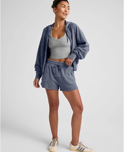 เสื้อฮู้ดสำหรับผู้หญิงเสื้อฮู้ดโยคะผ้าฝ้าย100ดีไซน์2025 - Product Image 5