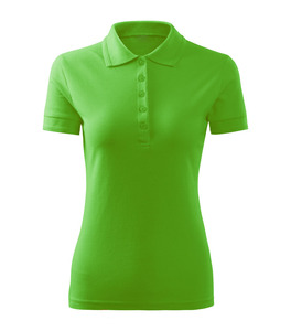 Polo de manga corta para mujer, camiseta informal Formal de Color verde, alta calidad, 100% de algodón, de China - Product Image 1