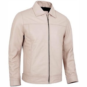 Nuevo 2025 chaqueta de bombardero de piel de oveja personalizada de calidad única de moda chaqueta de cuero de alta calidad - Product Image 6