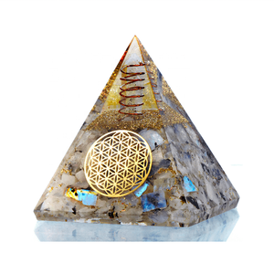Cầu Vồng Moonstone orgone Kim Tự Tháp EMF Bảo Vệ Và Tinh Thần Chữa Bệnh Tinh Thể Kim Tự Tháp Lý Tưởng Cho Thiền Căng Thẳng Cứu Trợ May <span class=keywords><strong>M</strong></span>ắn - Product Image 1