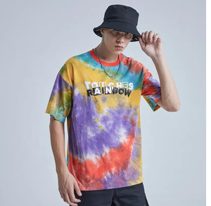 Venta al por mayor de alta calidad de la venta caliente de los hombres de encargo 3D Puff espuma de impresión de contraste puntada camiseta de los hombres camisetas de peso pesado - Product Image 1