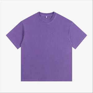 T-shirts personnalisés impression gratuite logo images lavé dégradé vêtements 100% coton chemises culturelles oversize - Product Image 3