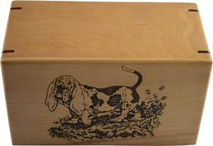 Urna para mascotas Peaceful Pet Memorial Recuerdo Cremación para perros Gatos Caja de urna de animales pequeños con grabado personalizado - Product Image 3