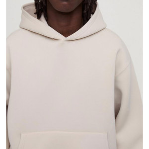 Sweat-shirt à capuche en molleton de coton respirant pour homme, personnalisé avec logo, haute qualité, brodé, uni, collection hiver 2026 - Product Image 6