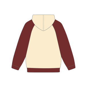 Sweat-shirt à capuche en molleton premium à manches raglan Kappa Alpha Psi YO Hand Sign 1911 Ivory, sweat-shirt de fraternité grecque - Product Image 4