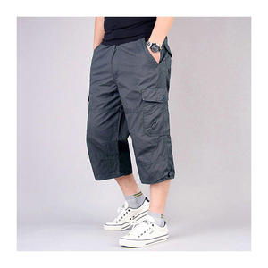 Short pour homme avec ceinture Short cargo grandes et grandes tailles Bermuda pants - Product Image 6