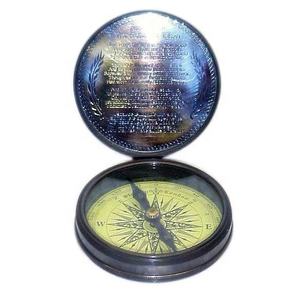 Nouveau laiton Portable voyage randonnée poche extérieur classique montre Style lumineux boussole Camping boussole à vendre Design Antique - Product Image 2