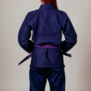 Venta al por mayor personalizado BJJ Gi para mujeres estiramiento transpirable 100% algodón ligero Jiu Jitsu Kimono con pantalones Ripstop entrenamiento - Product Image 5