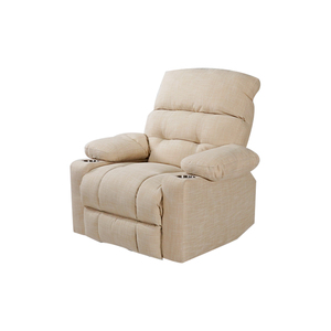 Classic Modern Luxury Cinematic Home <b>Recliner</b> <b>Chair</b> with Massage Rotating & Rocking Velvet Fabric Cups Holder - Product Image 1
