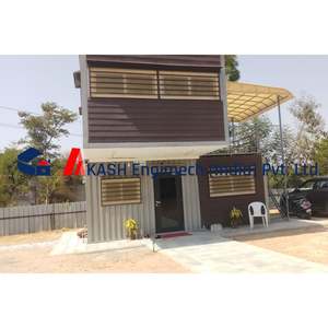 Oficina en Contenedor de Varios Pisos: Diseño Elegante y Funcional - Product Image 1