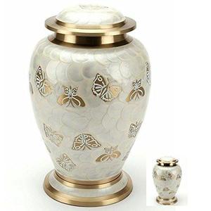 Latest Design Silver Glossy Finished Modern Metal Cremation Urns <b>Keepsake</b> Urns for Human <b>Pet</b> <b>Ashes</b> Funeral Urn Bulk Supplier - Product Image 1