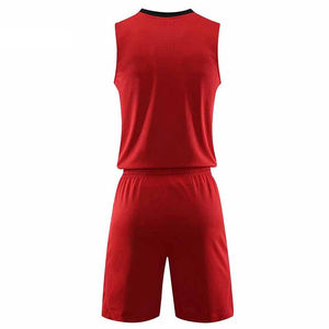 Wholesale Basketball Jersey Shorts Set Quick Dry Breathable Team Wear - Product Image 4