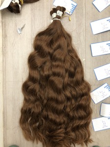 Extensiones de cabello humano ondulado natural Rubio, extensiones de cabello europeo, hermoso cabello teñido, Envío Mundial - Product Image 3