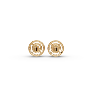 Boucles d'oreilles classiques en diamants de laboratoire de forme ronde - Product Image 5