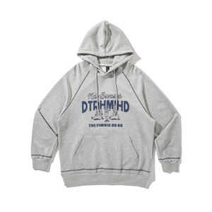 Sweat-shirt à capuche ample pour hommes 400gsm Offre Spéciale hommes épais 100% coton Logo personnalisé Sweatshirt French Terry Hoodi pour hommes - Product Image 1