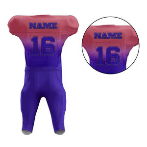 Nom de l'équipe Numéro Logo Sports Training Wear Uniforme de football américain élégant Tops de football américain Maillot de football américain - Product Image 6