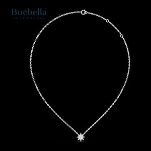 Alta calidad personalizada 925 Plata y 14K chapado en oro blanco nuevo Hip Hop simulado diamante estrella redondo Moissanite colgante y dijes - Product Image 6