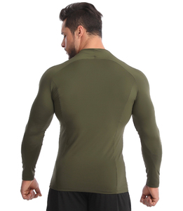 Camisa de compresión sublimada personalizada para hombres, ropa deportiva de secado rápido, mangas largas, protectores contra MMA sarpullidos, compresión personalizada - Product Image 4