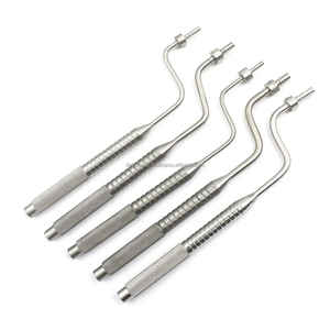 Juego de osteótomo Dental de buena calidad, 5 uds., herramientas de cirugía de implantes de acero inoxidable rectas y en ángulo, etiqueta privada OEM certificada CE - Product Image 2