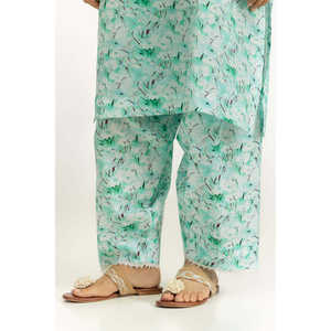 Conjunto Casual IUSTTS-2109 Primavera/Verano, Estampado en Crepé, Talla XS/XS, Top sin Cuello con Manga Tres Cuartos, Conjunto de 2 Piezas - Product Image 4