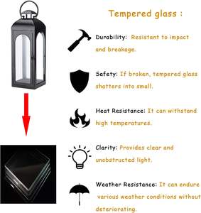 Lanterne design vintage pour la décoration intérieure Bougeoir élégant pour la décoration intérieure - Product Image 4