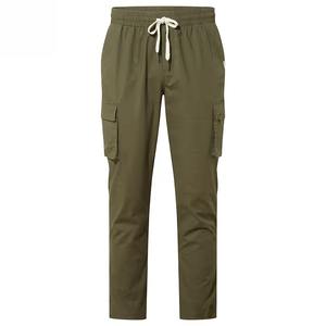 กางเกงคาร์โก้ผู้ชายใหม่ ผ้าฝ้ายสีดำ กางเกงทำงานไซส์ใหญ่ กางเกงลำลองปีนเขาสำหรับฤดูร้อน กางเกงจ็อกเกอร์ขายาว กางเกงผู้ชาย - Product Image 6