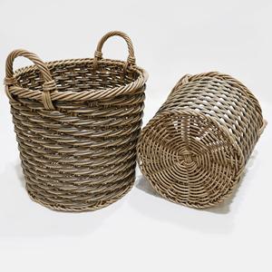 ภาชนะเก็บหญ้าทะเลที่มีด้ามจับเป็นมิตรกับสิ่งแวดล้อมตะกร้าทนทานสำหรับซักผ้าของเล่นและการจัดระเบียบที่บ้าน - Product Image 4