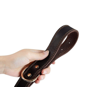 Elegante Collar de Cuero Premium para Perro con Acabado de Tachuelas, Diseño Simple y Lujoso, para Perros Pequeños y Grandes, Duradero, Transpirable y Ecológico - Product Image 2
