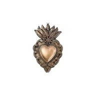 Boîte à Ex Voto Moderne en Métal à Suspendre, Cœur Sacré, Décoration de Noël pour la Maison, Écologique et Durable