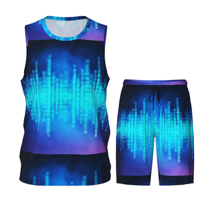 Conjunto deportivo Unisex de poliéster BSCI, uniforme de baloncesto con estampado elegante, nuevo modelo de entrenamiento, talla XS, ropa deportiva transpirable para exteriores - Product Image 1