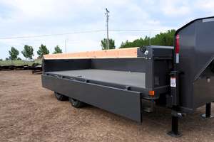 Price Heavy Duty Steel Full Hydraulic Dump Trailer 14FT Tandem Axle Utility with 12-Ton Scissor Lift-10K Lippert - Product Image 4