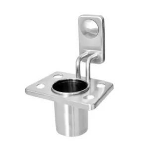 Porte-brosse à dents en métal argenté poli, accessoires de salle de bain en gros, prix bas, élégant pour la maison, l'hôtel, prix bas - Product Image 3