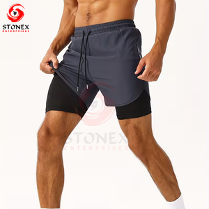 Mens High-Performance Gym Shorts <b>Drawstring</b> Closure Quick-Dry Breathable Plus Size Available for Fitness Running Training - Product Image 1