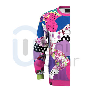 Sudaderas personalizadas al por mayor, jersey de manga larga para hombre, Tops de cuello redondo de gran tamaño, Tops activos para exteriores, proveedor de ropa de calle OEM - Product Image 4