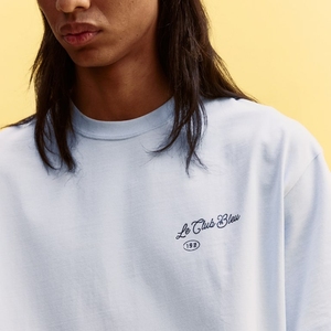 เสื้อยืดสำหรับผู้ชายผ้าฝ้ายลำลองแฟชั่นหลากสี100% โลโก้ตามสั่ง - Product Image 2