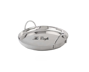 Bandeja DE SERVICIO DE Color gris de latón de diseño fantástico Bandeja de chocolate de forma redonda de la mejor calidad - Product Image 3