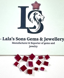 พลอยทับทิมธรรมชาติจากโมซัมบิก คุณภาพดี ราคาสุดคุ้ม รูปทรงสี่เหลี่ยมผืนผ้า ขนาด 3.5-4.5 มม. สีชมพูอมแดง สำหรับทำเครื่องประดับ - Product Image 5