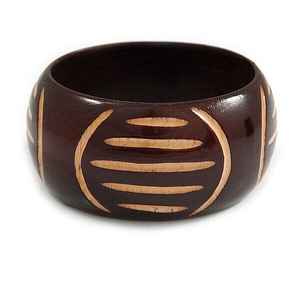 Brazalete de madera Brazalete de moda unisex Brazalete de madera de excelente calidad Suministro a granel 100% Pulsera de moda de madera con pulido - Product Image 1