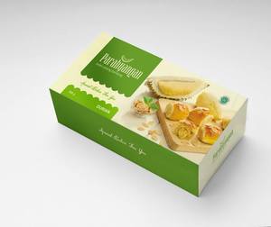 Boîte d'emballage personnalisée Boîte à gâteau en carton avec poignée - Product Image 1