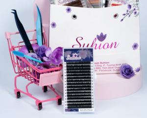 Cheveux synthétiques coréens B Curl haute qualité fabricant vietnamien plateaux vaporeux extensions de cils individuels 0.05mm vente en gros OEM ODM - Product Image 4