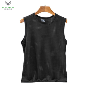 Logotipo personalizado de algodón de talla grande para hombres Muscle Gym Running Stringer Tank Tops Fitness Bodybuilding Tank Tops - Product Image 2