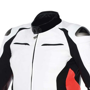 Suministro directo de fábrica Chaqueta de cuero de moto de carreras de alta calidad Impermeable e impreso Venta caliente Tamaño XL para adultos - Product Image 4